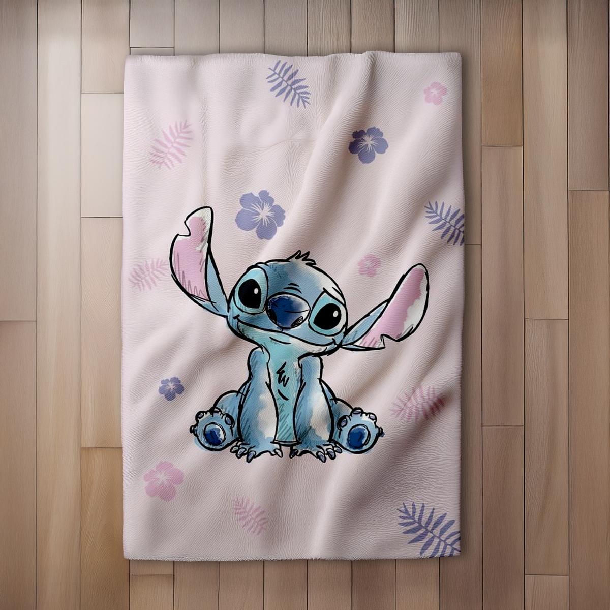 Lilo und Stitch Flauschdecke Kuscheldecke 100 x 150 cm