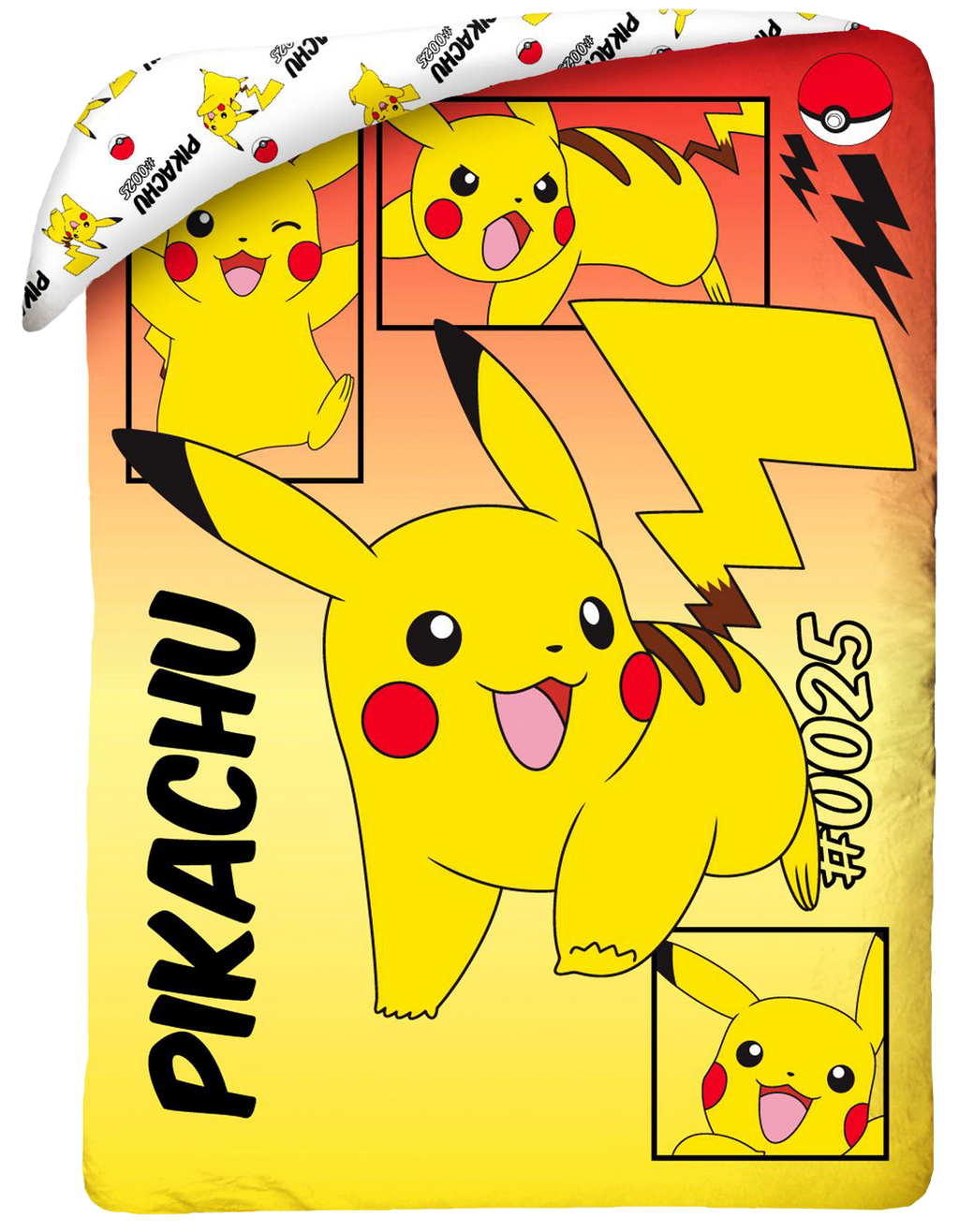 Pokemon Bettwäsche Set 2-teilig 135x200 cm + Kissen 80x80 cm