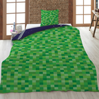 Minecraft Wende Bettwäsche Set 2 tlg. 135 x 200 cm 80 x 80cm