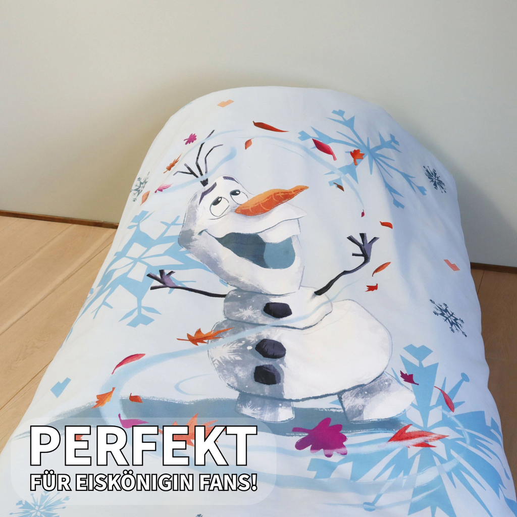 Disney Frozen Eiskönigin Bettwäsche Olaf Anna Elsa 135x200cm