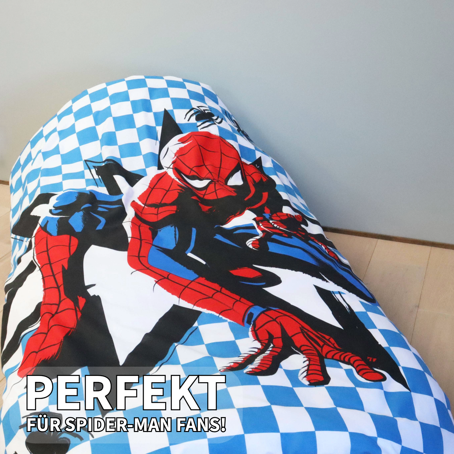 Spider-Man Wende-Bettwäsche Set "Helden-Power" 135x200cm