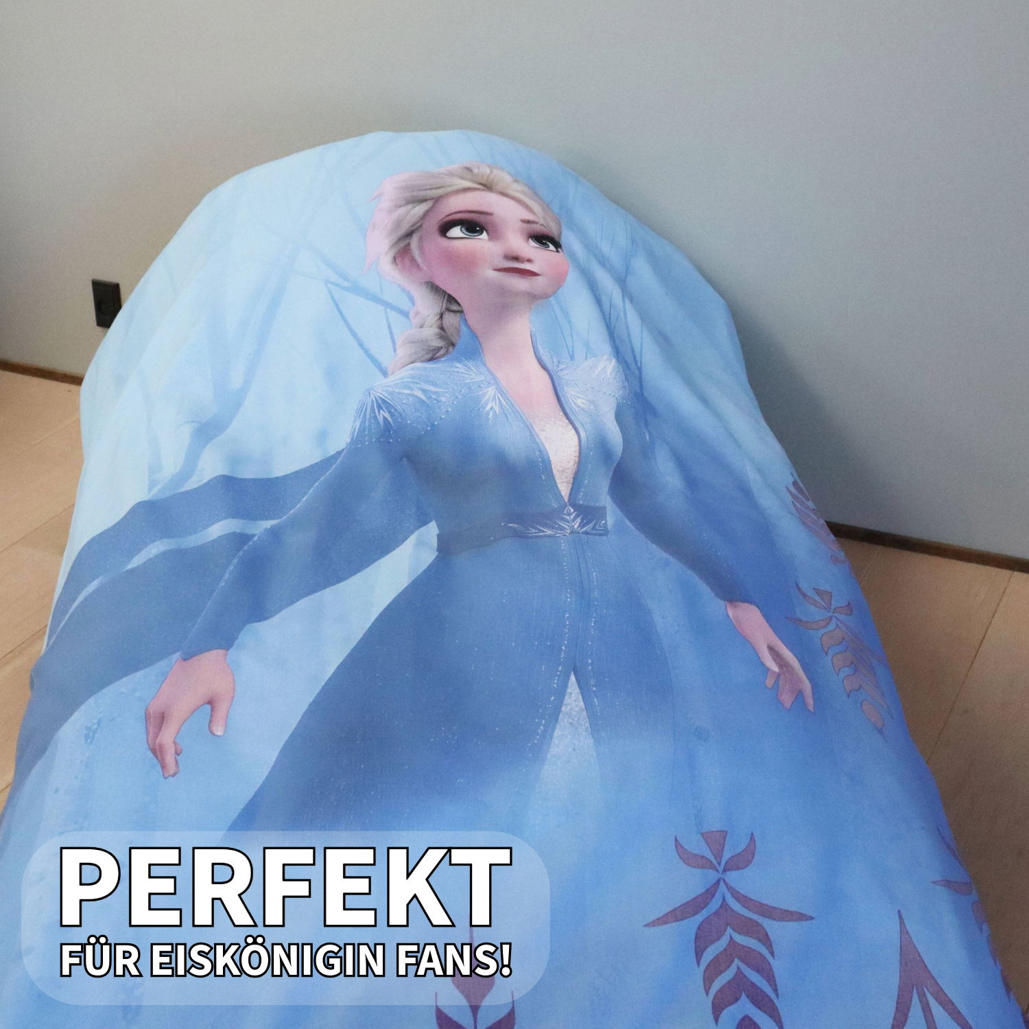 Disney Frozen Eiskönigin Bettwäsche Set Anna Elsa "True to Myself" 135x200cm