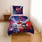 Spidey und seine Super-Freunde Bettwäsche-Set 135x200cm 80x80cm