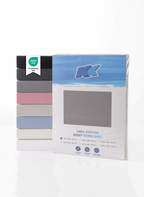 Jersey Spannbettlaken Baumwolle 90x200+30 cm, diverse Farben