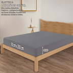 Jersey Spannbettlaken Baumwolle 90x200+30 cm, diverse Farben
