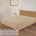 Jersey Spannbettlaken Baumwolle 90x200+30 cm, diverse Farben