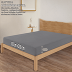 Jersey Spannbettlaken Baumwolle 100x200+30 cm, diverse Farben