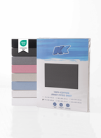 Jersey Spannbettlaken Baumwolle 100x200+30 cm, diverse Farben