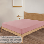 Jersey Spannbettlaken Baumwolle 160x200+30 cm, diverse Farben
