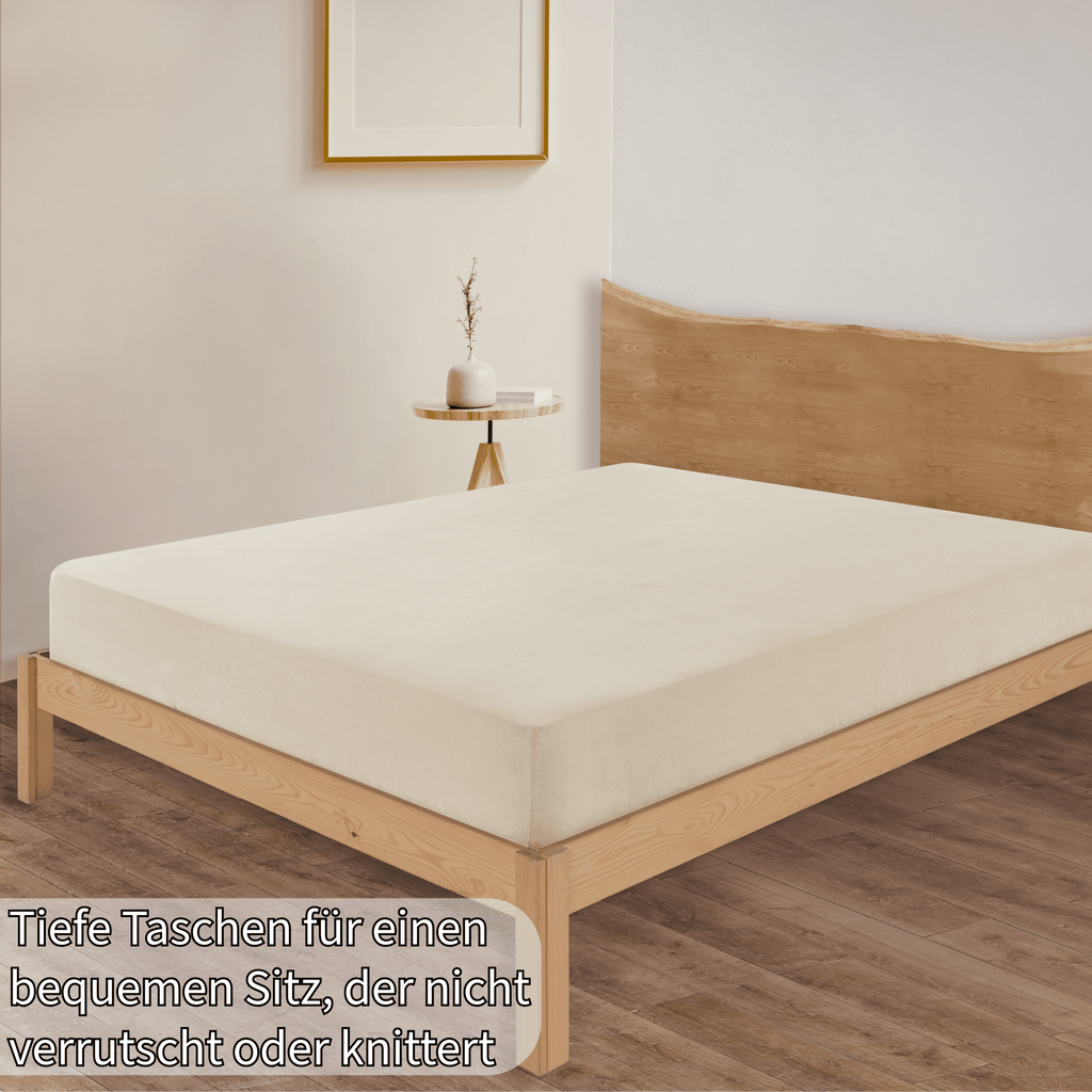 Jersey Spannbettlaken Baumwolle 160x200+30 cm, diverse Farben