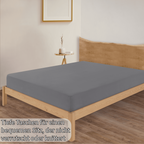 Jersey Spannbettlaken Baumwolle 160x200+30 cm, diverse Farben