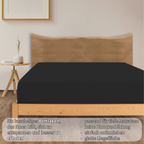 Jersey Spannbettlaken Baumwolle 160x200+30 cm, diverse Farben