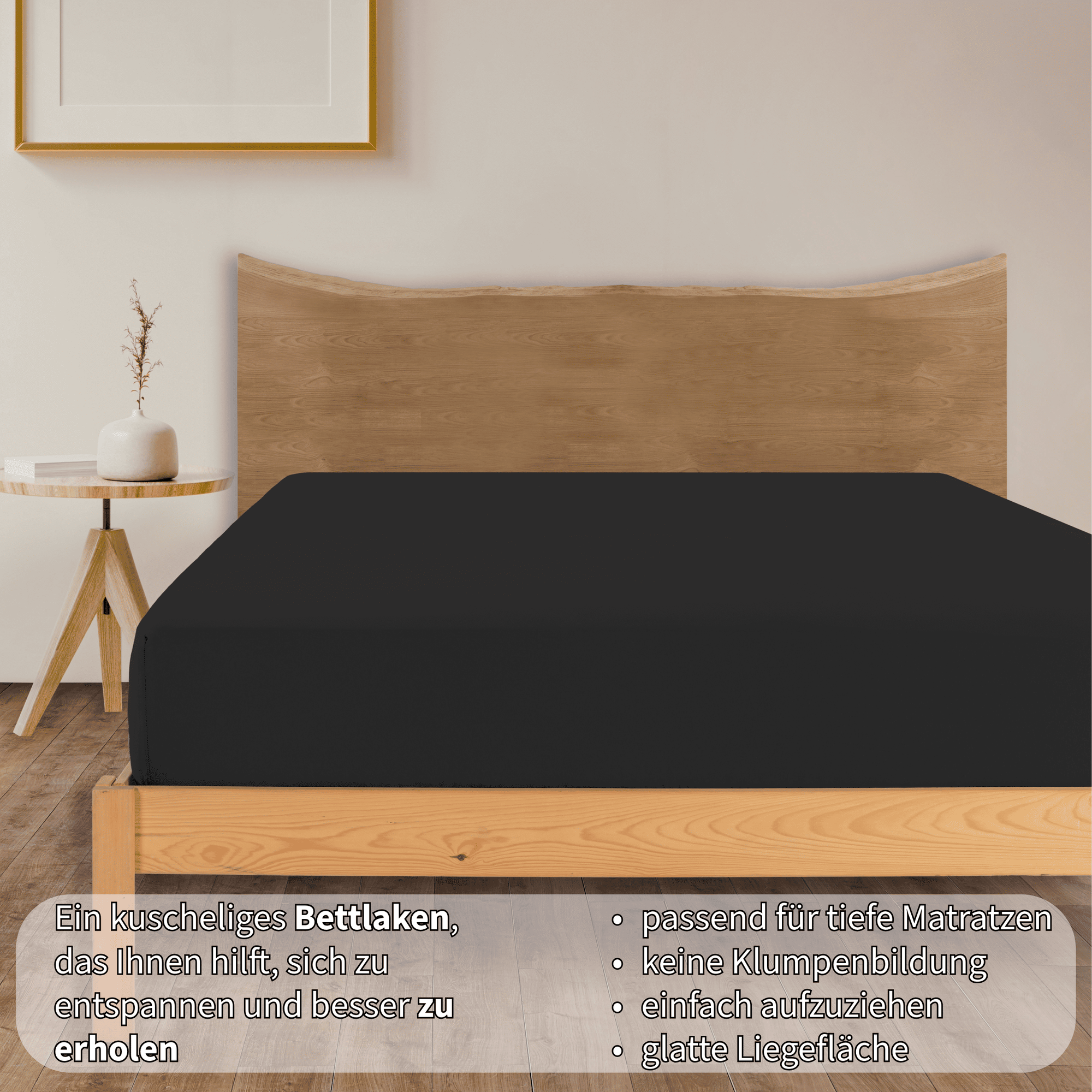 Jersey Spannbettlaken Baumwolle 160x200+30 cm, diverse Farben