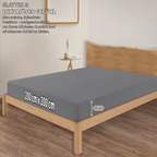 Jersey Spannbettlaken Baumwolle 200x200+30 cm, diverse Farben