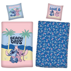 Disney Lilo & Stitch Bettwäsche Set Beach Days 135x200cm/80x80cm