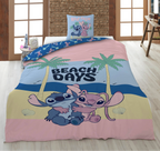 Disney Lilo & Stitch Bettwäsche Set Beach Days 135x200cm/80x80cm