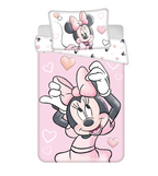 Disney Minnie Mouse Baby Bettwäsche Blush Pink 100 x 135 cm