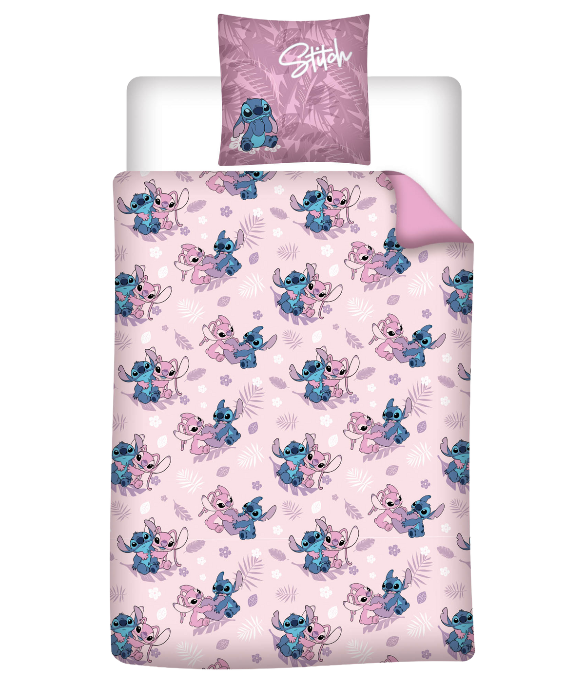 Disney Lilo und Stitch Flanell Wende Bettwäsche 2tlg 135 x 200 cm