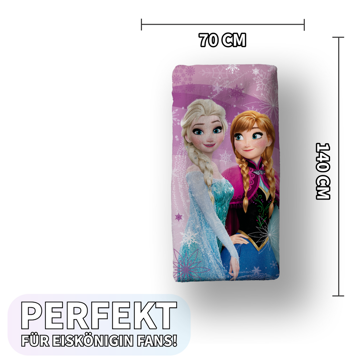 Anna Elsa Frozen Eiskönigin Duschtuch Badetuch Handtuch 70 x 140cm