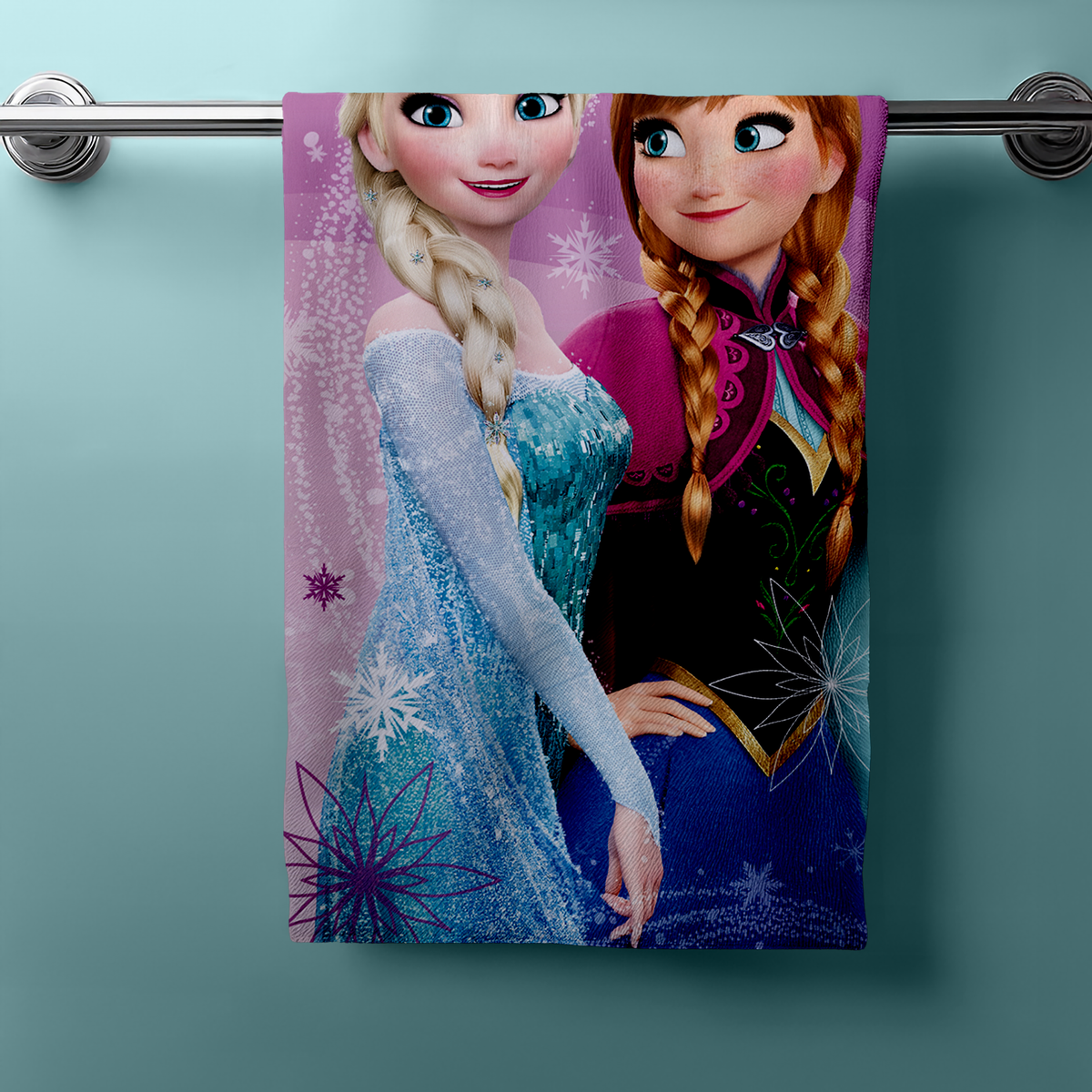 Anna Elsa Frozen Eiskönigin Duschtuch Badetuch Handtuch 70 x 140cm