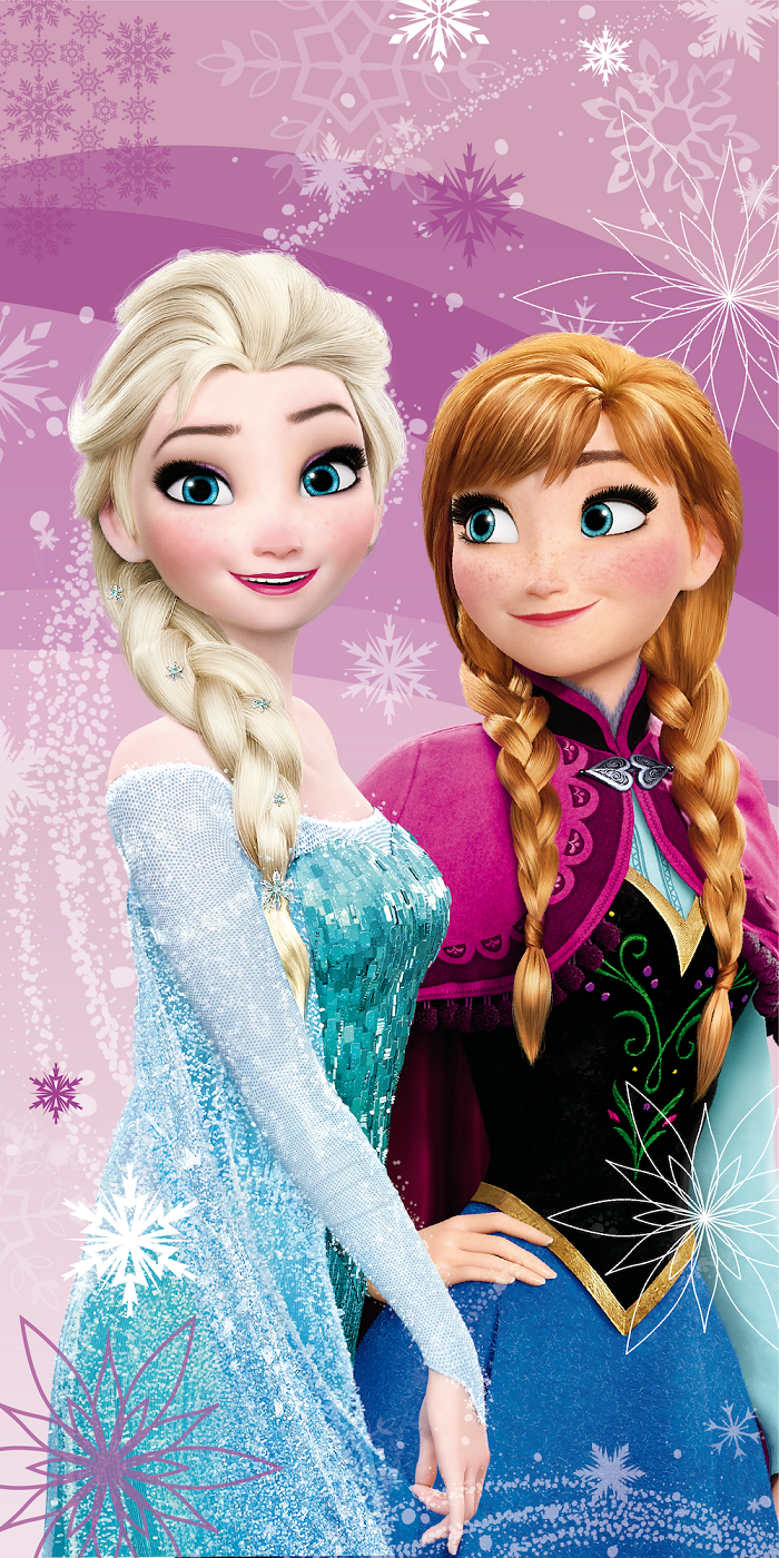 Anna Elsa Frozen Eiskönigin Duschtuch Badetuch Handtuch 70 x 140cm