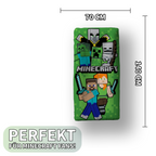 Maße von Minecraft Steve und Mobs Duschtuch Badetuch Strandtuch 70 x 140cm