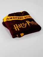 Harry Potter Hogwarts Wappen Flauschdecke Wohndecke 130 x 160 cm