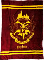 Harry Potter Hogwarts Wappen Flauschdecke Wohndecke 130 x 160 cm