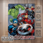 Avengers Superhelden Flauschdecke Wohndecke Flanell 110 x 150 cm mit Eigenschaften