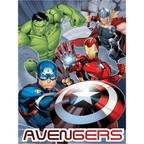 Avengers Superhelden Flauschdecke Wohndecke Flanell 110 x 150 cm Motiv