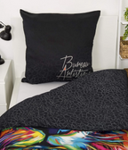 Mako satin bed linen set Bureau Artistique lion 155 x 220 cm