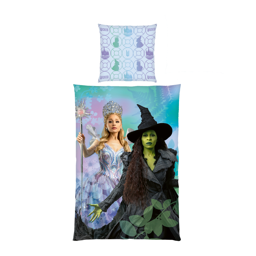 Herding Wicked Baumwoll-Bettwäsche Set 135 x 200 cm Wendemotiv