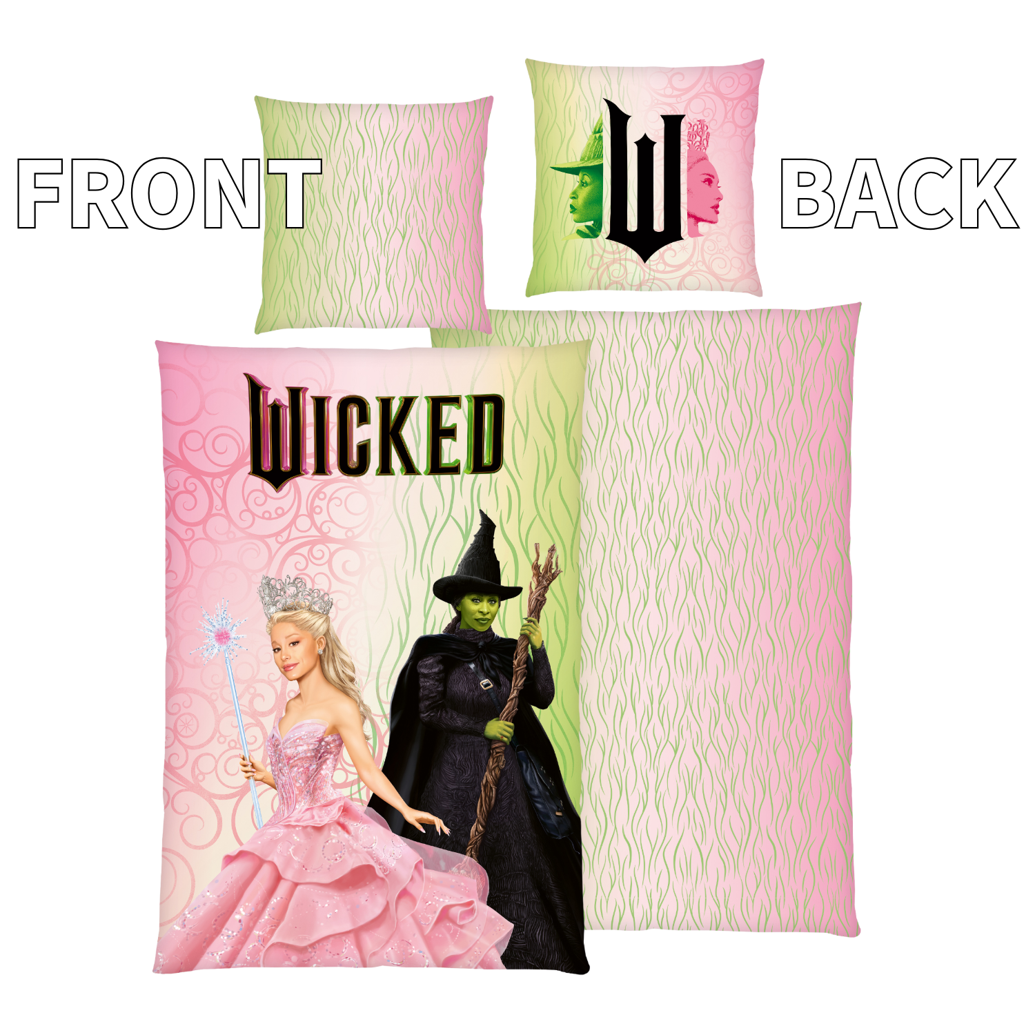 Herding Wicked bed linen set Defying Gravity 135 x 200 cm cotton