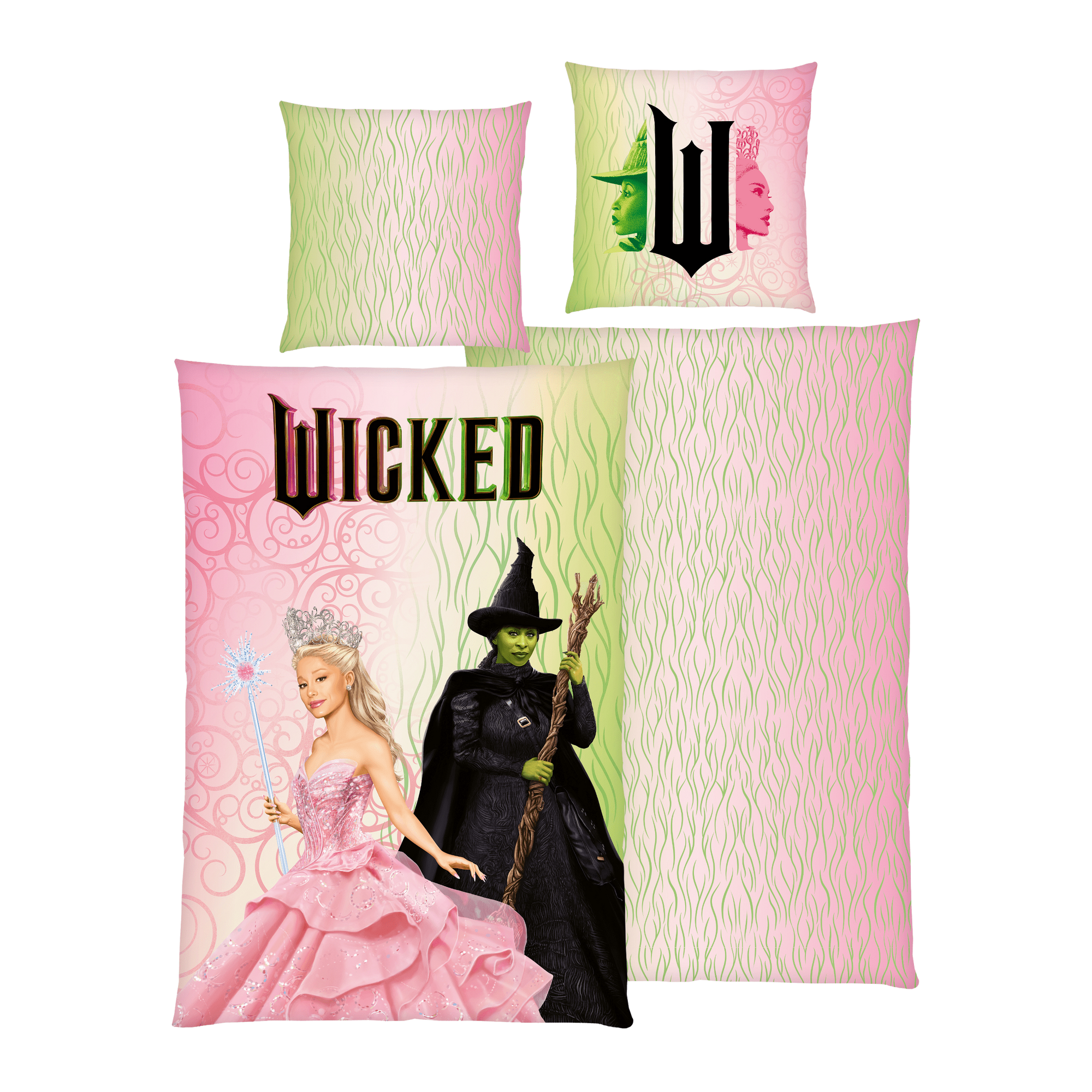Herding Wicked bed linen set Defying Gravity 135 x 200 cm cotton