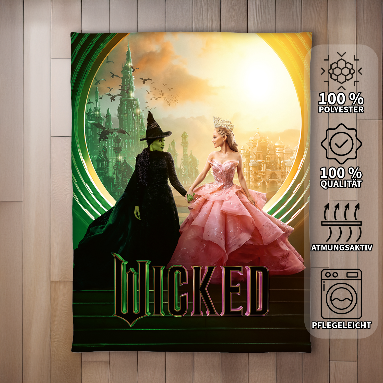 Herding Wicked Wellsoft-Flauschdecke Defying Gravity 150 x 200 cm