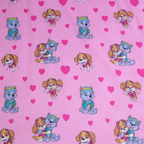 Nahaufnahme vom Design auf der Rückseite von der Paw Patrol Babybettwäsche Skye & Everest 100x135 cm 100% Baumwolle