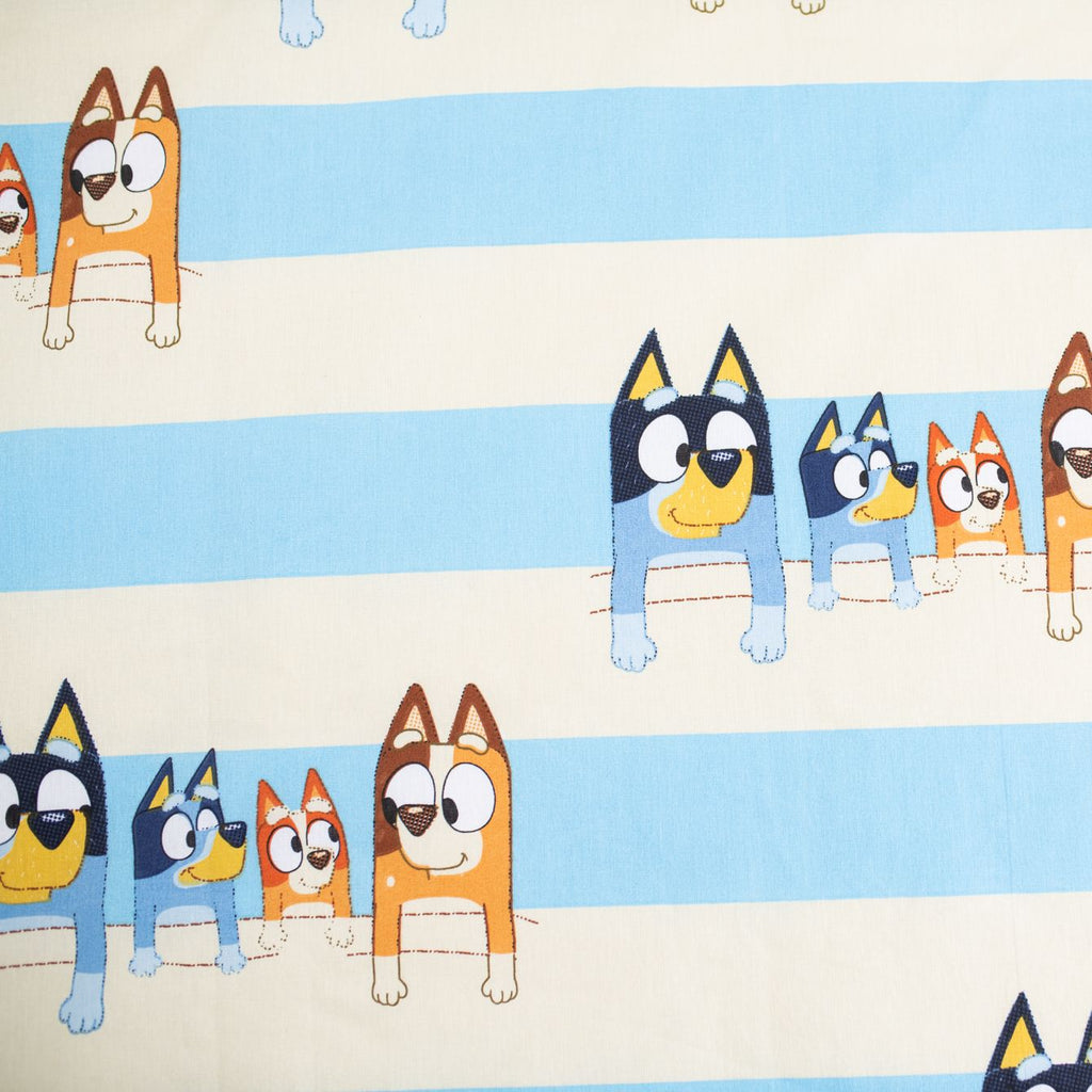 Bluey Babybettwäsche Set Familie 100x135 cm 100% Baumwolle
