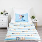 Bluey Babybettwäsche Set Familie 100x135 cm 100% Baumwolle