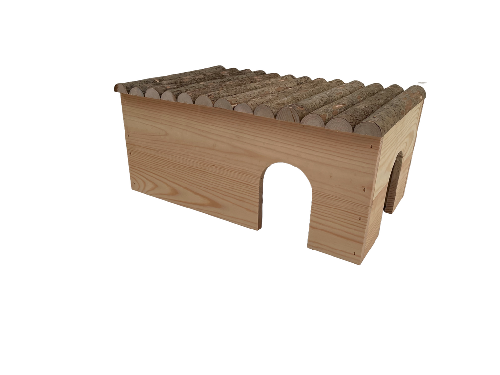 Rodent house for guinea pigs and rabbits: Robust & natural