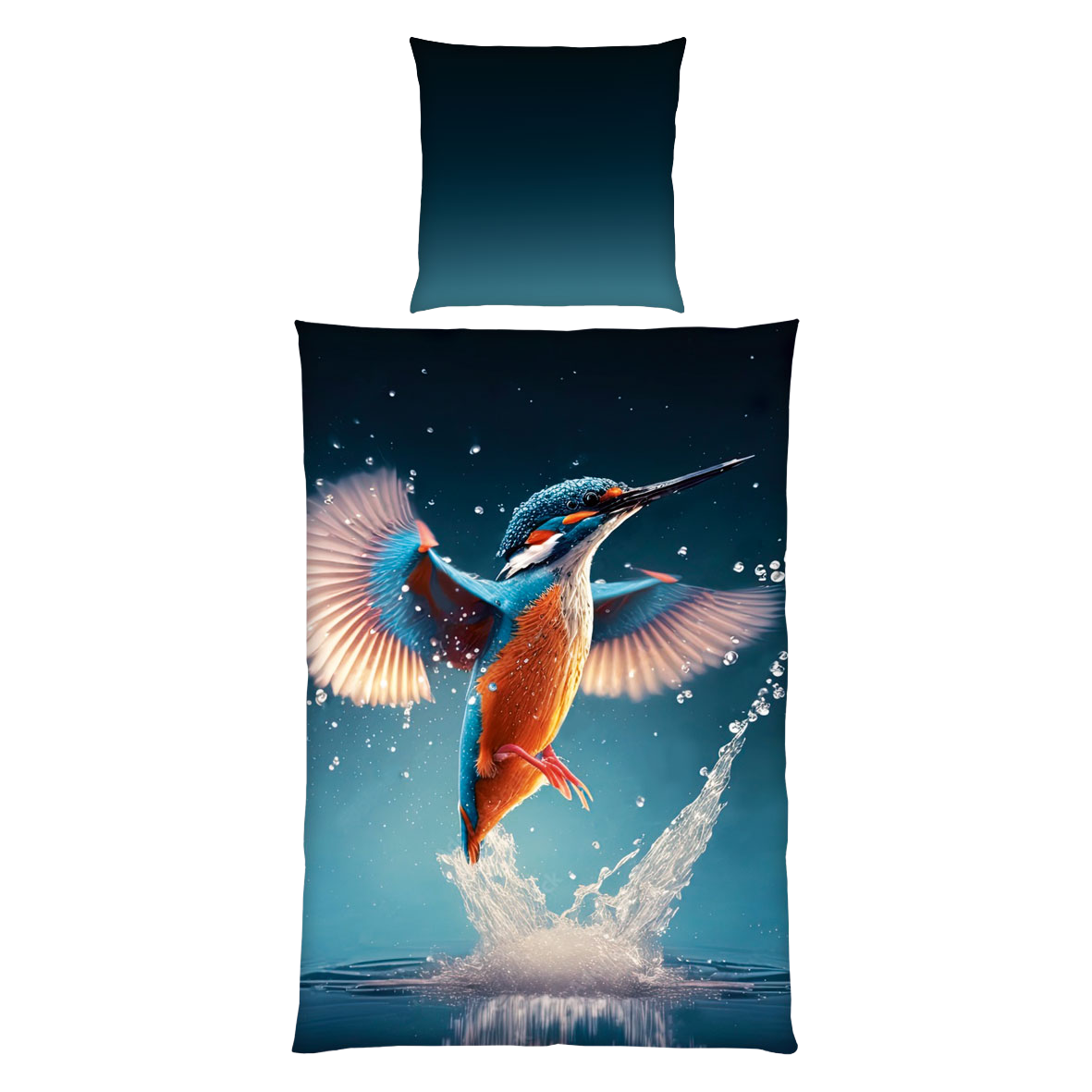 Herding Eisvogel Bettwäsche Young Collection 135x200 cm 100% Baumwolle