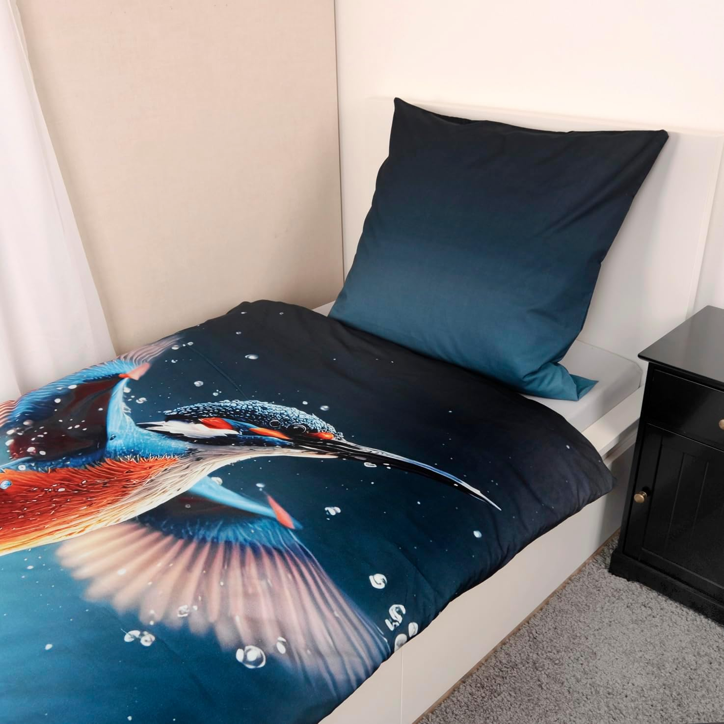 Herding Eisvogel Bettwäsche Young Collection 135x200 cm 100% Baumwolle