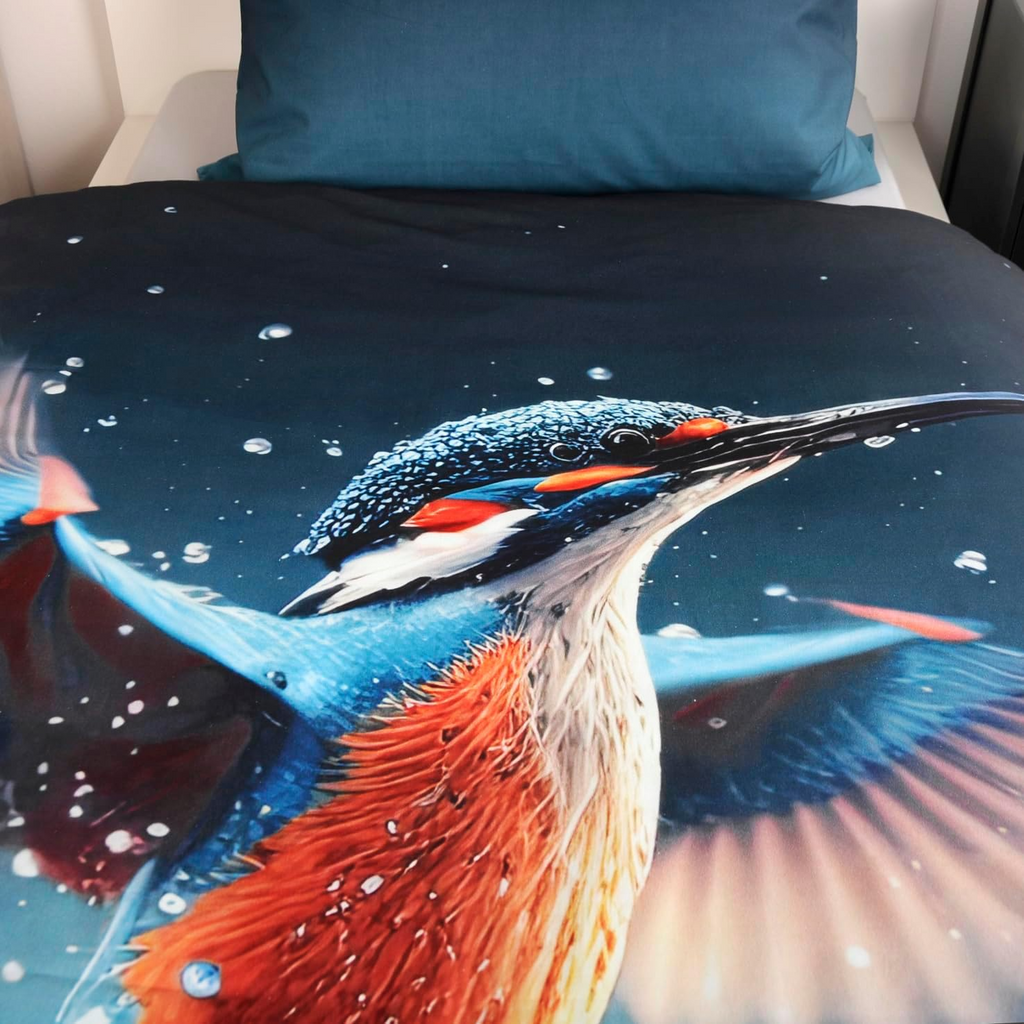 Herding Eisvogel Bettwäsche Young Collection 135x200 cm 100% Baumwolle