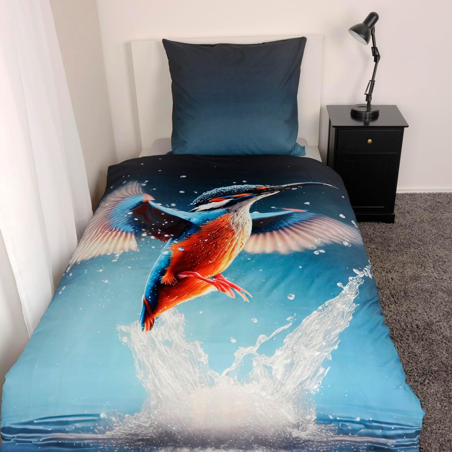 Herding Eisvogel Bettwäsche Young Collection 135x200 cm 100% Baumwolle