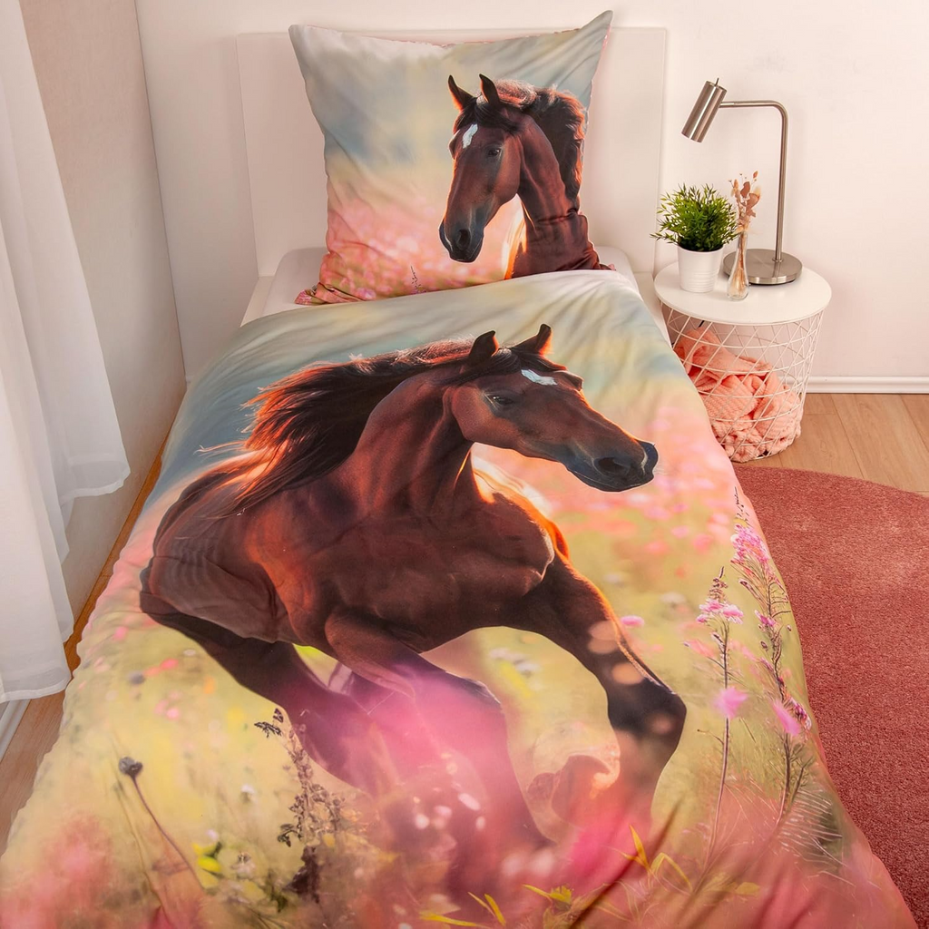 Herding Pferde Bettwäsche Young Collection 135x200 cm 100% Baumwolle