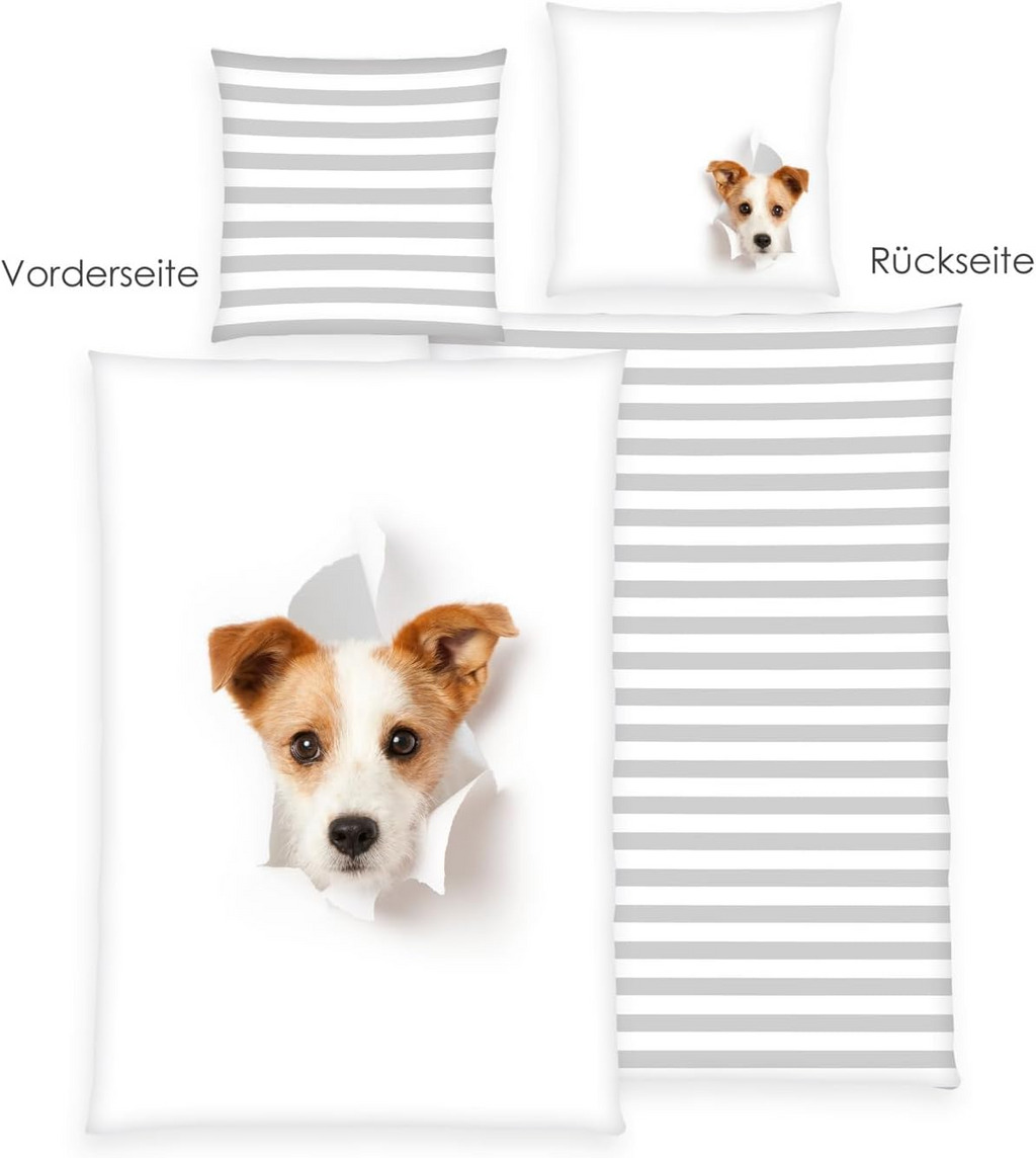 Herding Hunde Bettwäsche Young Collection 135x200 cm 100% Baumwolle
