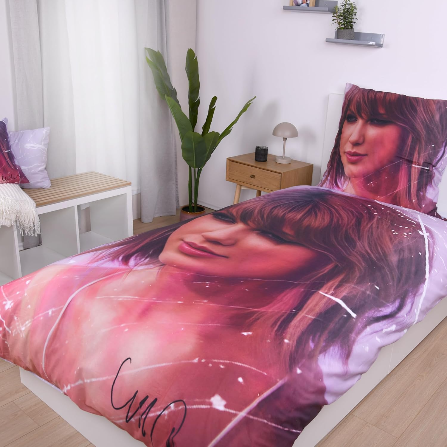 Taylor Swift Swiftie Bettwäsche by Sid Maurer 135x200 cm Baumwolle