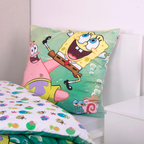 SpongeBob Wende Bettwäsche Set 2 tlg. 135x200 cm 80x80cm Baumwolle