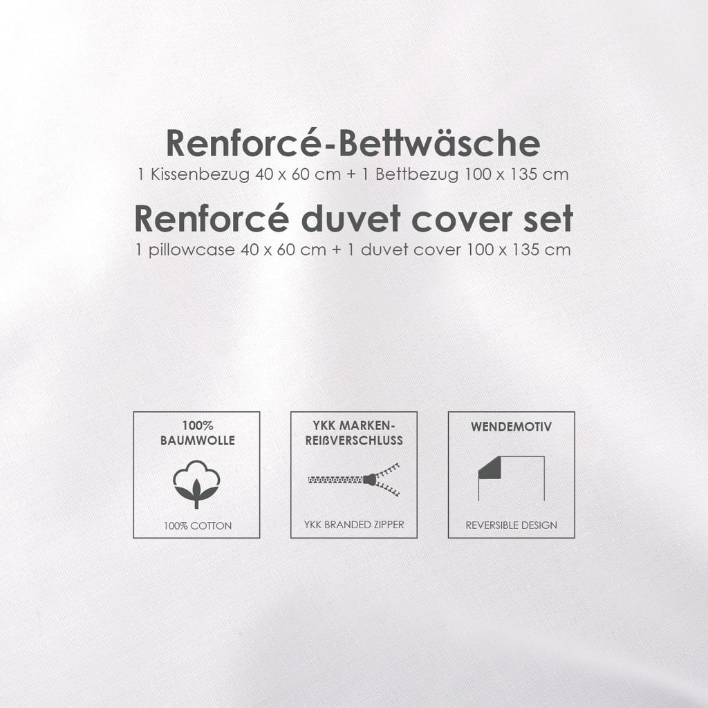 Herding Einhornzauber Baby Bettwäsche Einhorn 100 x 135 cm Baumwolle