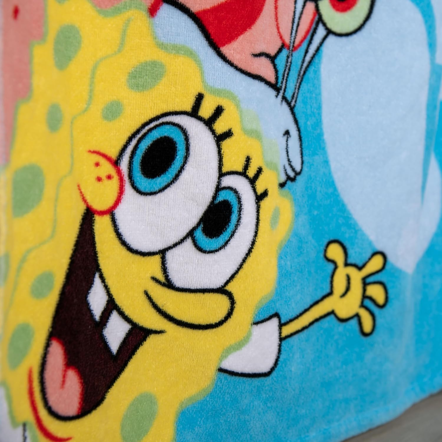 SpongeBob Velourstuch Badetuch Strandtuch 75 x 150 cm 100% Baumwolle