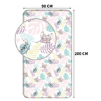 Lilo and Stitch fitted sheet, fitted bed sheet, bed sheet 90 x 200 cm